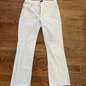 J. Crew Middies Flare Crop, Fray Hem